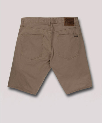 Volcom Solver Lite 5 Pocket Mens Short 19  - Brindle